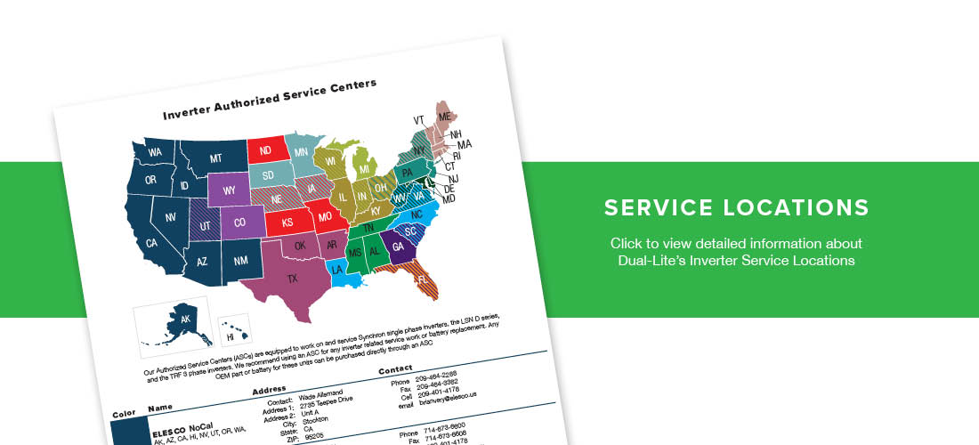 Service Location Map