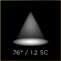 LITEISTRY Beam Spread: Extra Wide 76 degrees