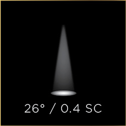 LITEISTRY Beam Spread: Narrow 26 degrees